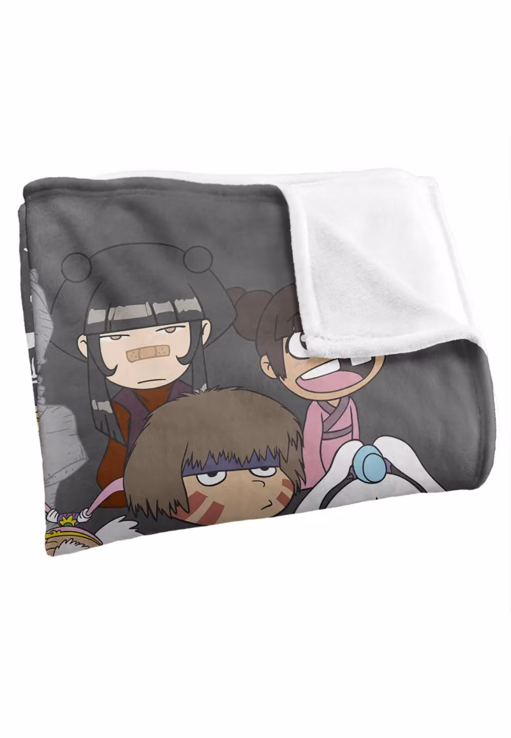 LOGOVISION Avatar The Last Airbender Chibi Group Super Soft Fleece Throw Blanket, White, W/D/H: 152 x 127 cm – 3