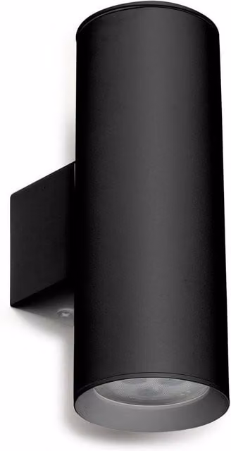Netlighting Duplo Up & Down Wall Lamp in Black with GU10 16W LED