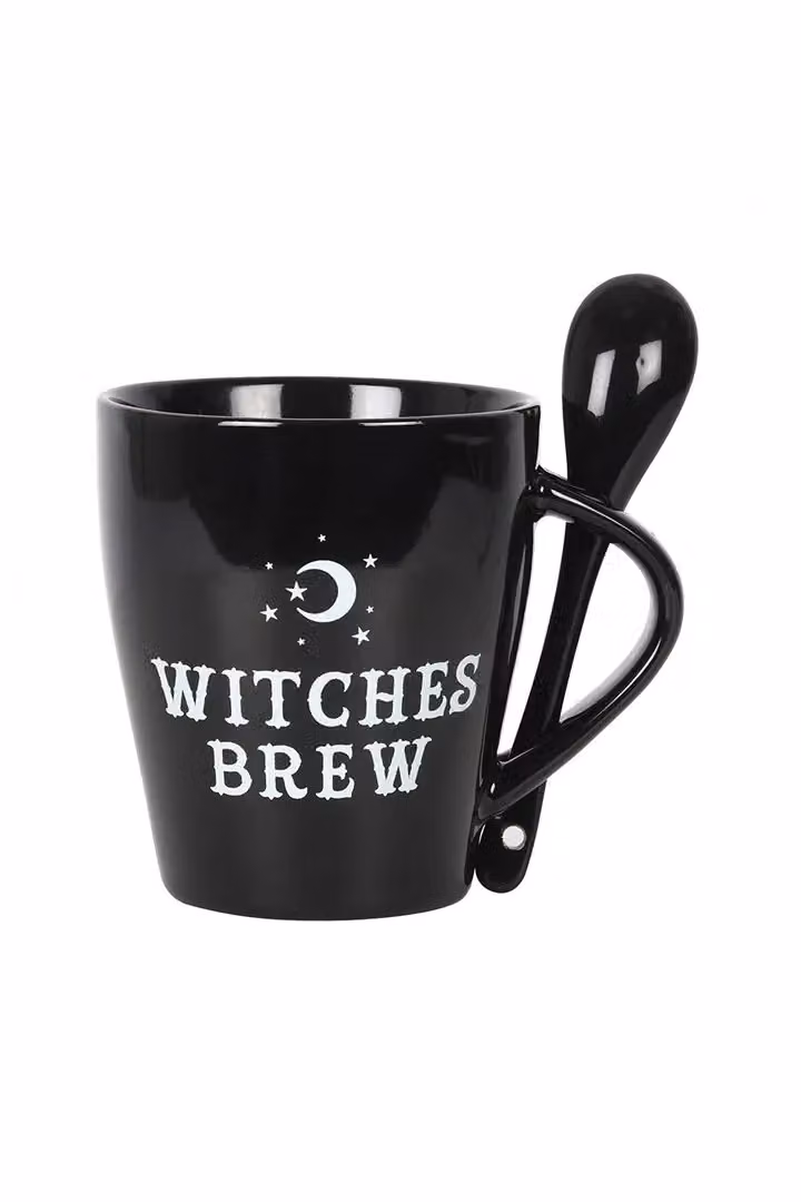 KDMD Witches Brew Mug and Spoon Set in Black – 2