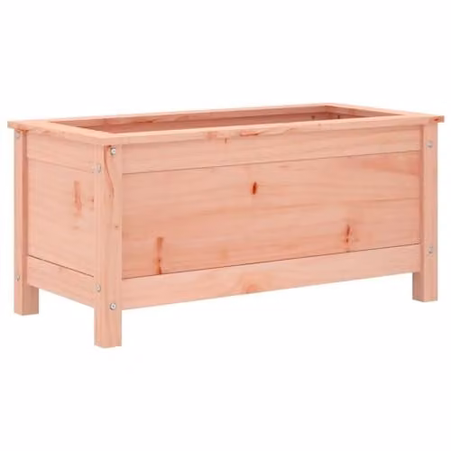vidaXL Brown Douglas Fir Wood Garden Planter Tub W: 82.5 cm, D: 40 cm, H: 39 cm