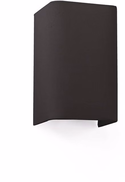 Netlighting Black Cotton Rectangular Wall Light, W/D/H: 200 x 125 x 105 cm, E27