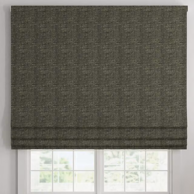 ANTE DECOR Olympus Made To Measure Blackout Roman Blind in Shadow Silver