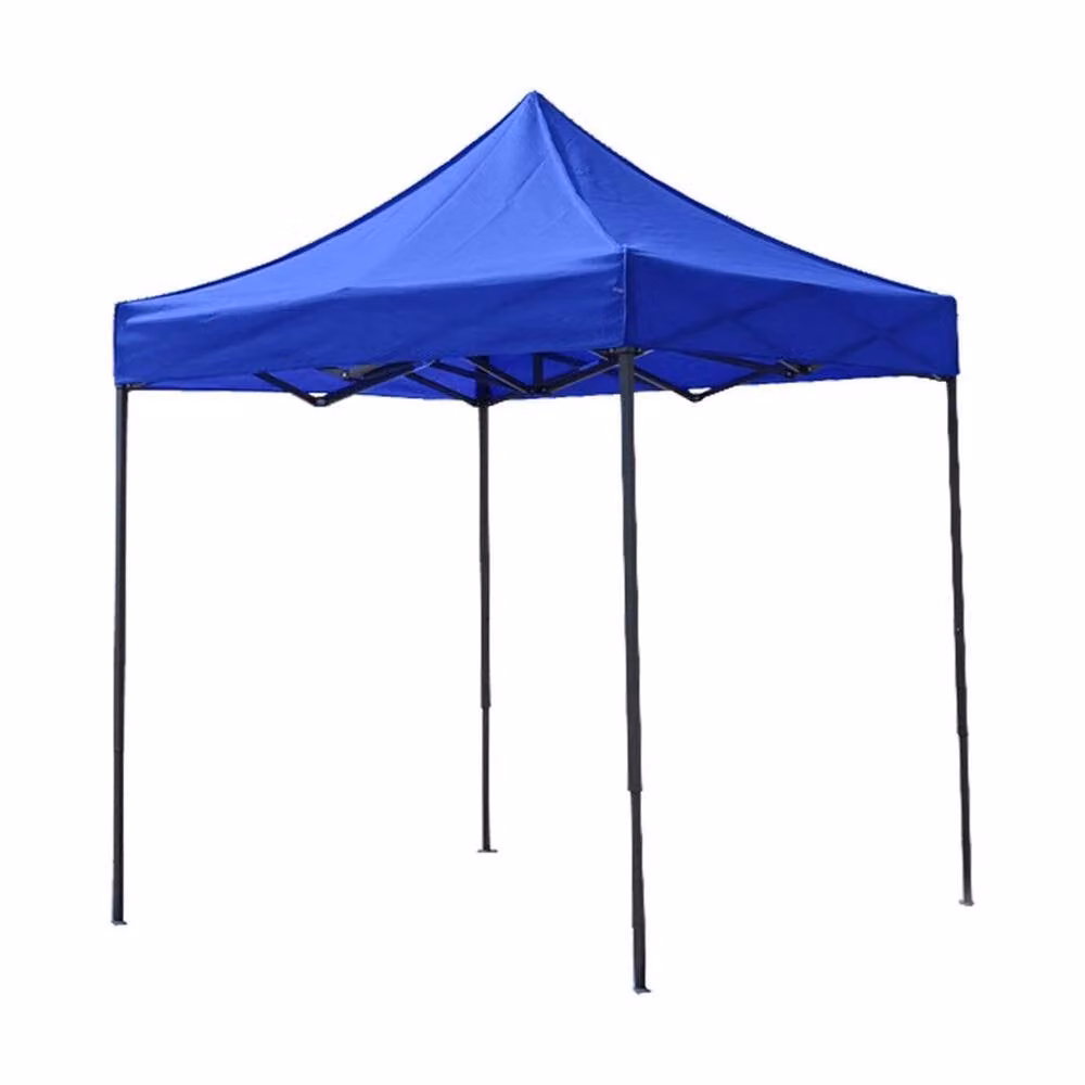 NESTLUNE Blue Polyester Garden BBQ Gazebo Roof Cover W/D/H: 100 x 100 x 100 cm