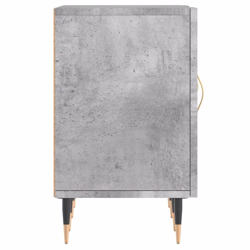 Berkfield Home Modern TV Cabinet in Concrete Grey, W/D/H: 150 x 30 x 50 cm – 2