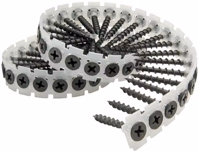 SENCO Duraspin Collated Phillips Drywall to Wood Screws, Blued Black – 1