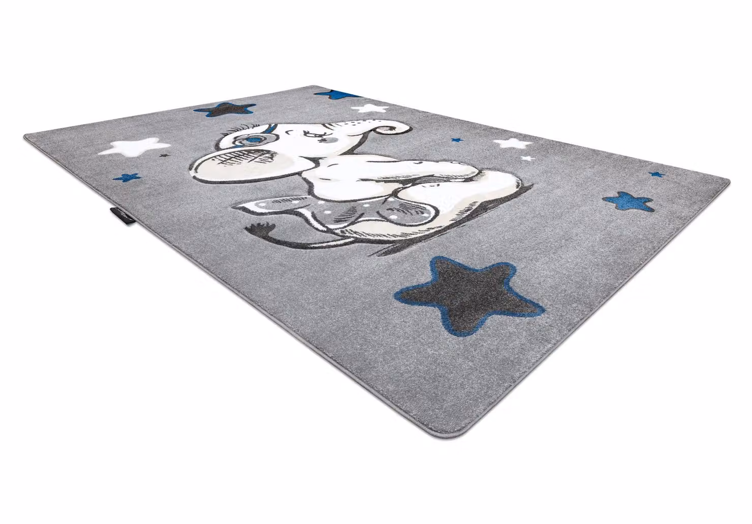 RugsX Petit Grey Kids Motif Rectangular Rug, W: 160 cm, D: 220 cm – 2