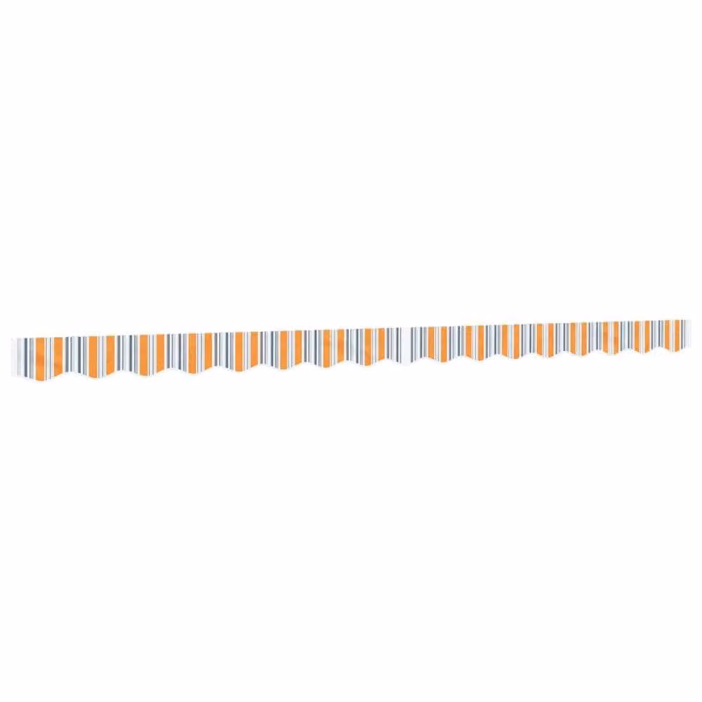 Berkfield Home Replacement Awning Valance Fabric in Multicolour Stripe, 4 m – 1