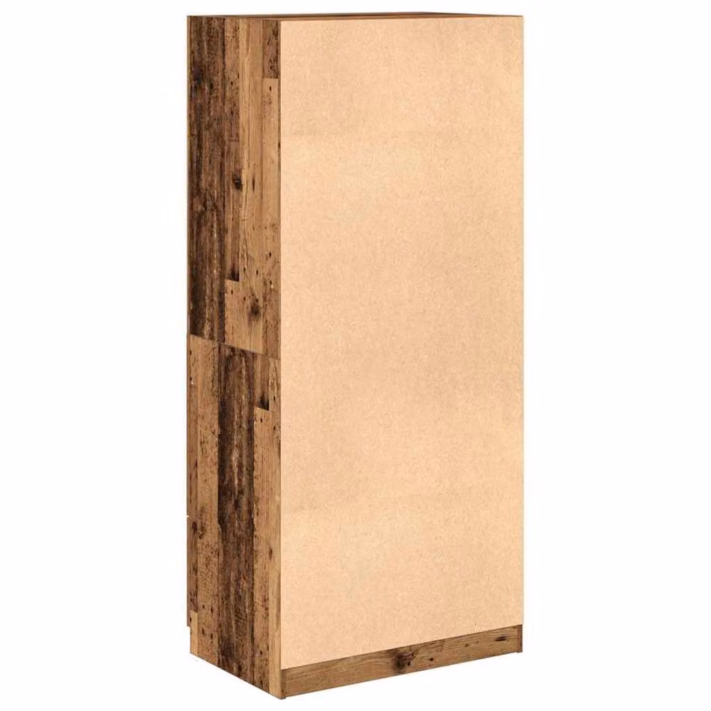 Berkfield Home Old Wood Wardrobe in Brown, W/D/H: 80 x 52 x 180 cm – 4