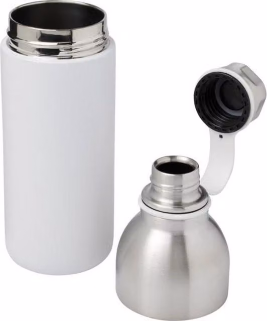 Avenue Koln Copper Sport Vacuum Insulated Stainless Steel Bottle in White, 590 ml