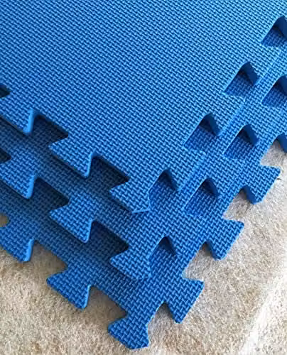 Warm Floor Blue Playhouse 0.91 x 1.52 m