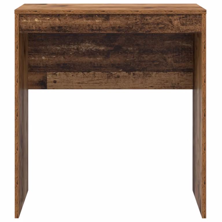 Berkfield Home Rustic Writing Desk in Brown with Small Storage