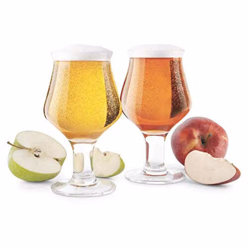 Final Touch Set of 2 Stemmed Hard Cider Glasses, 475ml, Transparent – 1