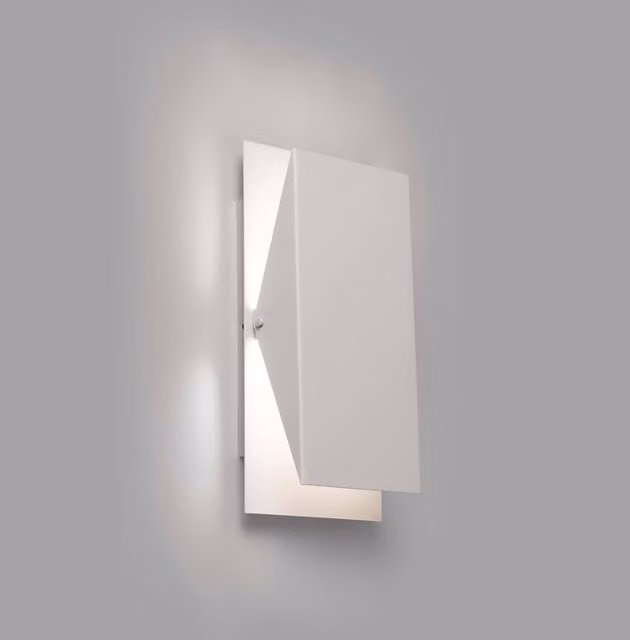 Netlighting Homs Modern Up and Down Indoor Wall Lamp, White