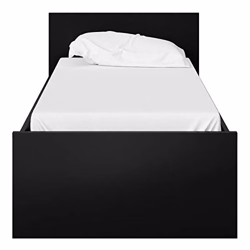Furniture To Go Naia Single Bed with Lift Up Base, Black Matt, W/D/H: 90 x 190 x 39.5 cm – 4