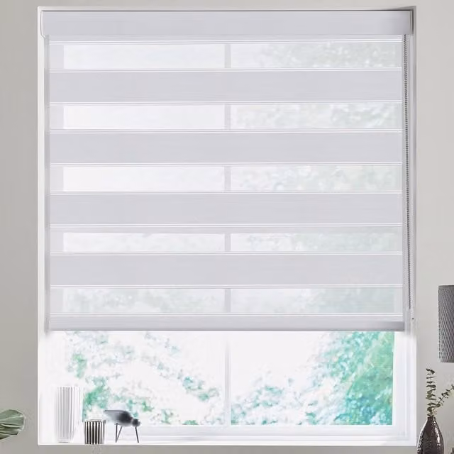Terrys Zura Made to Measure Day and Night Blind in White