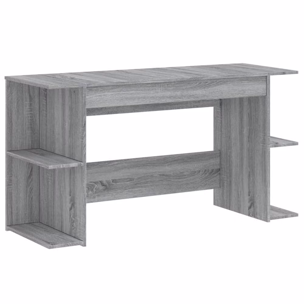Berkfield Home Grey Sonoma Modern Writing Desk, W/D/H: 140 x 50 x 75 cm – 3