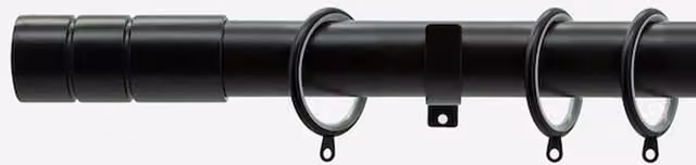 New Edge Blinds Silver Metal Curtain Pole, Length: 150 cm