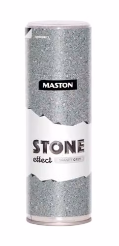 Maston Opaque Spray Paint in Granite Grey Stone Effect, 400 ml