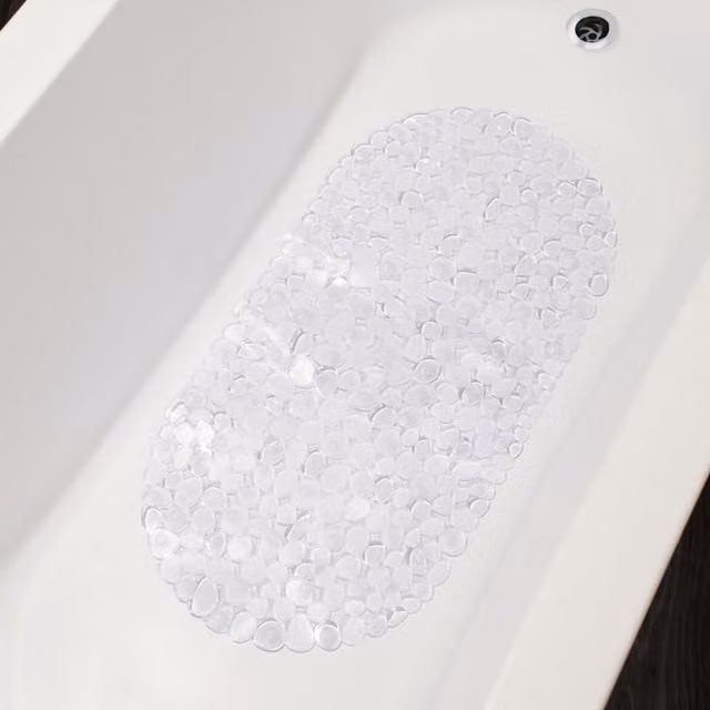 OHS Non-Slip Anti-Mould PVC Shower Mat in Clear