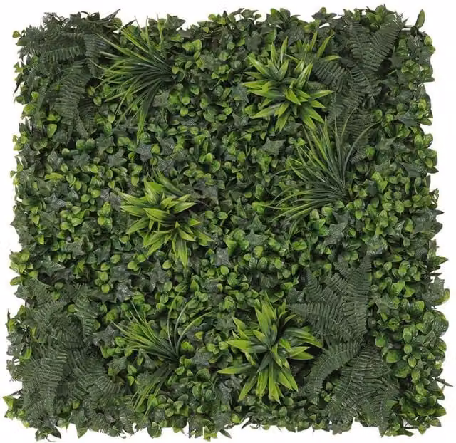 Garden Sanctuary Artificial Plant Hedge Greenery Wall Panel in Green