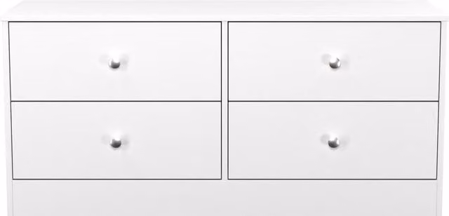 2 U Stowe Ready Assembled 4 Drawer Bed Box in White