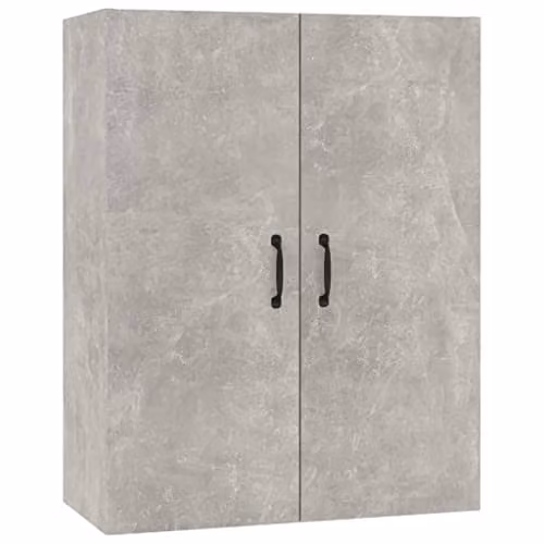 vidaXL Hanging Cabinet in Concrete Grey, W/D/H: 69.5 x 34 x 90 cm – 1