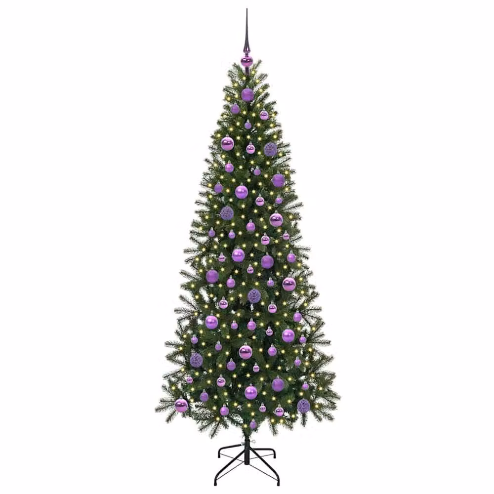 Berkfield Home Artificial Green Christmas Tree with 300 LEDs, Height: 180 cm – 3