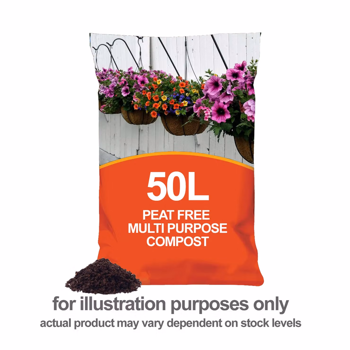 Simpa Peat Free Nutrient Rich All Purpose Compost, 50 l, Dark Brown – 2