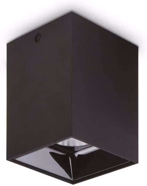 Netlighting Nitro Square Surface Mounted LED Downlight, Matte Black, 2350Lm, 3000K Warm White – 2