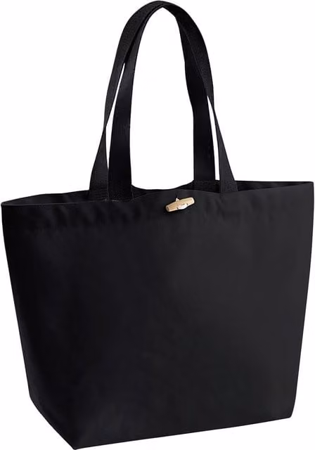 Westford Mill Marina Tote Shopping Bag in Black, 20L, W/D/H: 34 x 34 x 17 cm