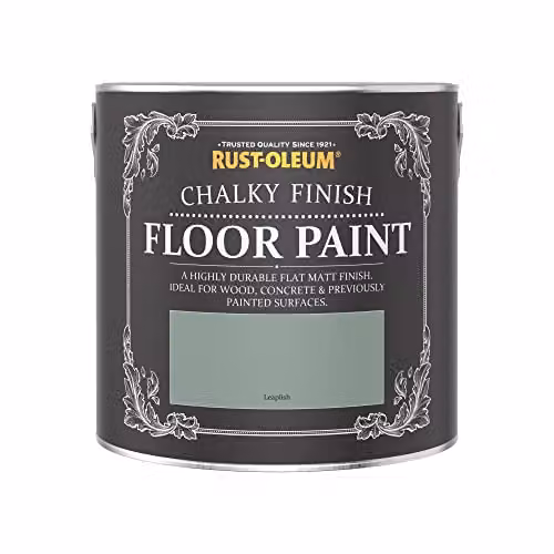 Rust-Oleum Leaplish Green Scratch-Proof Matt Floor Paint, 2.5L – 2