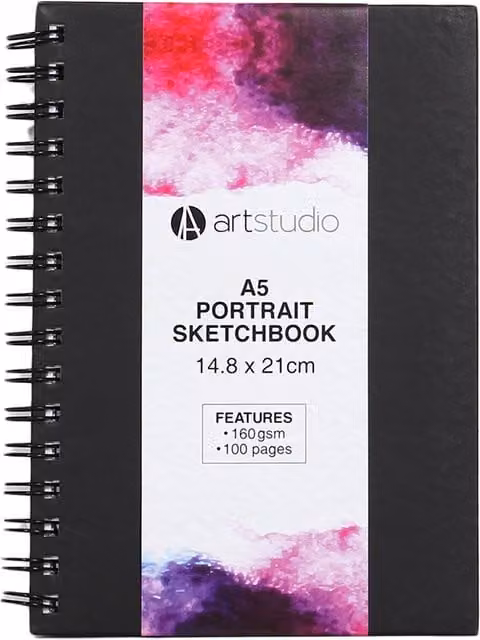 Crafty Club Multicolour Portrait Sketchbook A5