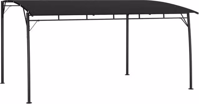 Berkfield Home Garden Sunshade Awning in Anthracite Black, W: 400 cm, D: 300 cm, H: 255 cm – 1