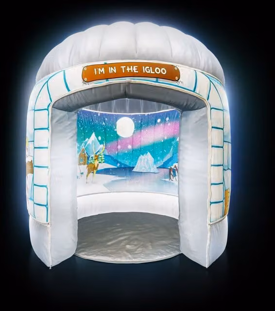 PODS Polar Ice Igloo White Sensory Foam Play Tent