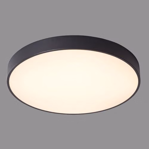 Netlighting Modern LED Flush Ceiling Light Black, 3600lm, 3000K Warm White – 2