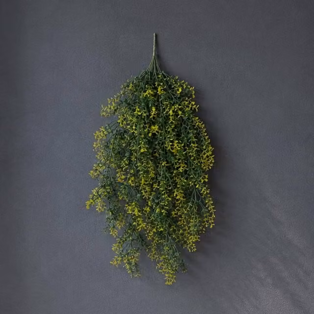 Leaf Green Hanging UV and Fire Resistant Artificial Variegated Plant, Height: 76 cm