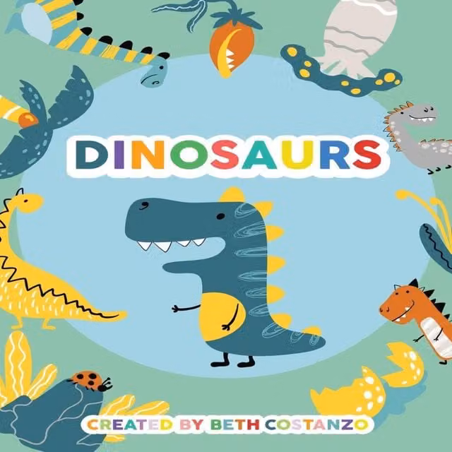 Beth Costanzo Dinosaurs Activity Workbook for Kids 3-6 Multicolour Paperback by Majestic Learning Publishers
