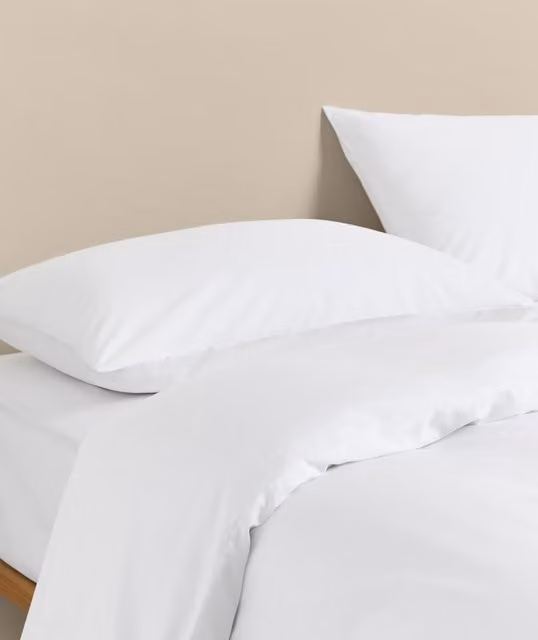M&S Stay Cool Lyocell Rich Breathable Bedding Set, White, W: 180 cm, L: 200 cm