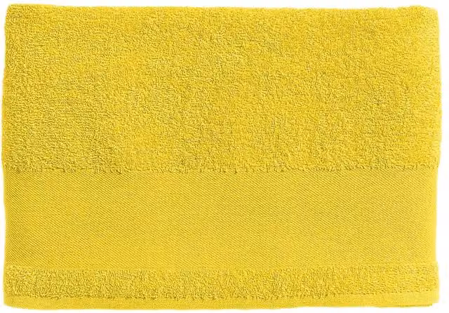 SOL'S Island 30 Yellow Cotton Terrycloth Guest Towel with Hanging Loop
