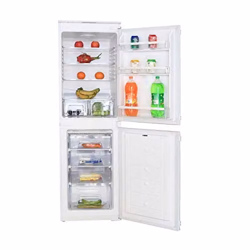 SIA RFF102 White 50/50 Integrated Built In Frost Free Fridge Freezer with Dynamic No Frost Technology
