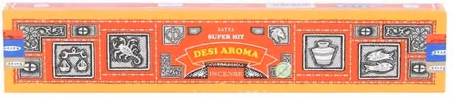 Satya Superhit Desi Aroma Spicy Incense Sticks, Red