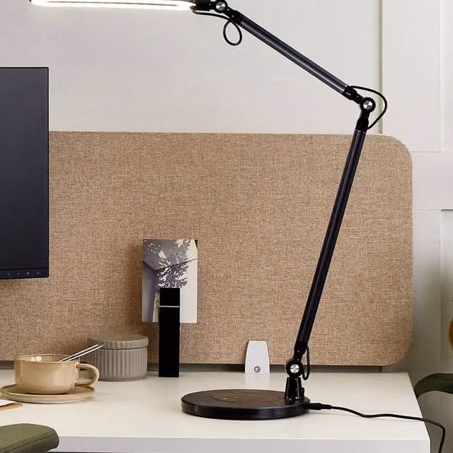 Wyld and Coco Black Aluminium LED Desk Lamp with Dimmable Touch Switch – 1