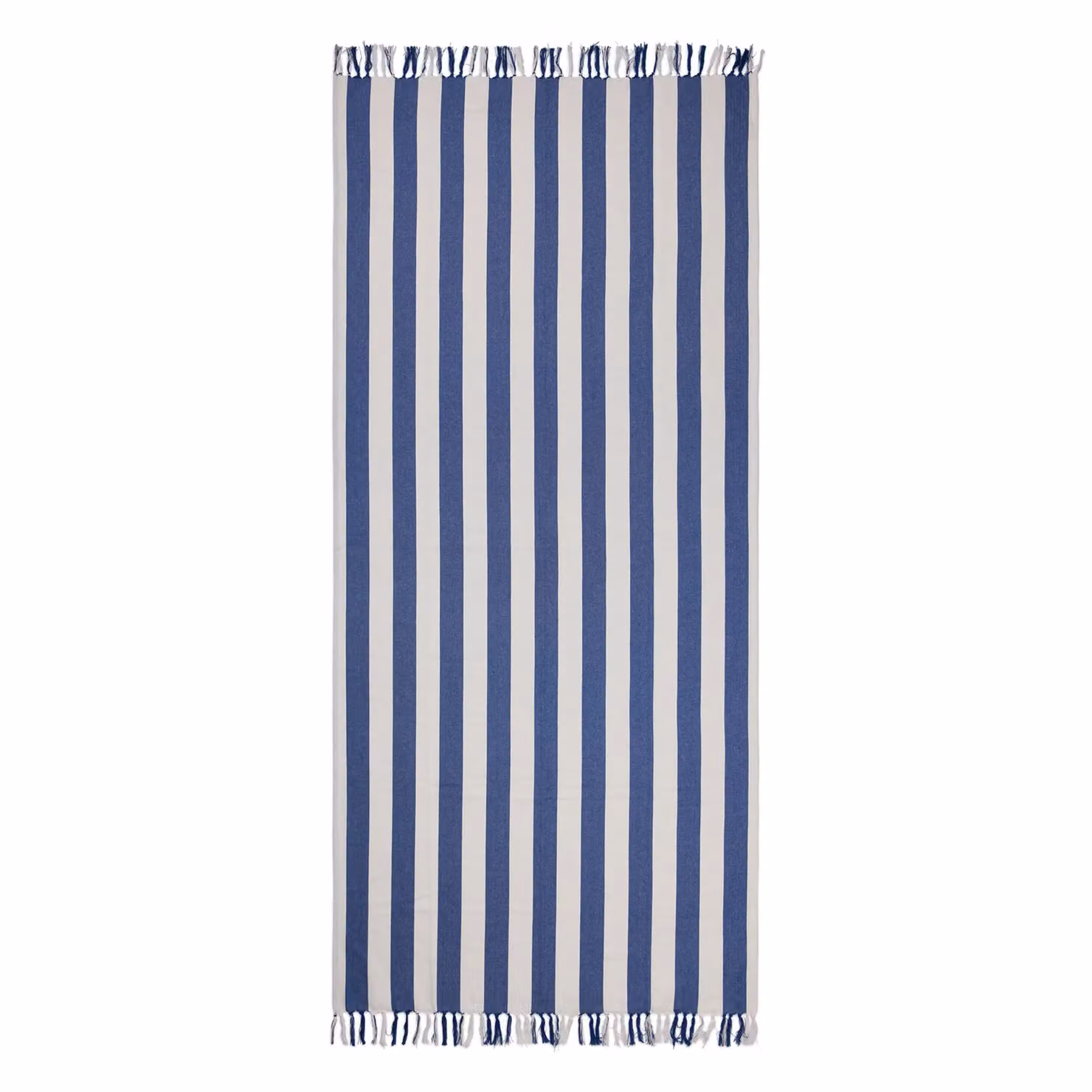 Vinga Ornos Hammam Striped Cotton Towel in Blue, W/D/H: 180 x 80 x 1 cm – 2