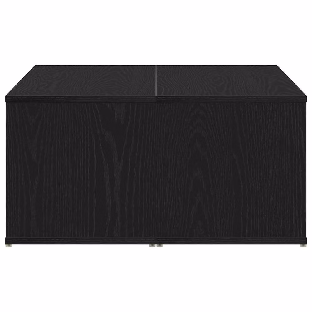 Berkfield Home Modern Black Oak Coffee Table, W/D/H: 90 x 67 x 33 cm – 4