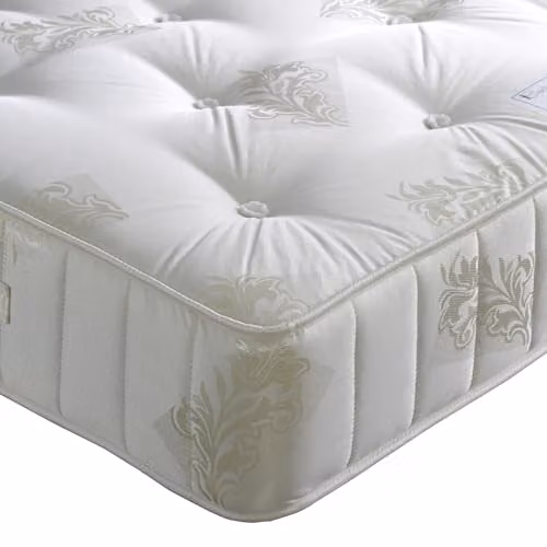 Bedmaster Ortho Classic Orthopaedic Bonell Spring Mattress in White, W/D/H: 90 x 190 x 25 cm