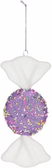 KDMD Purple Abstract Round Hanging Decoration, 18 cm
