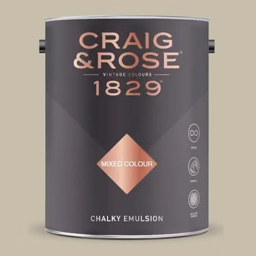 Craig & Rose 1829 Paint Stop Chalky Emulsion in Coachella, 5 l
