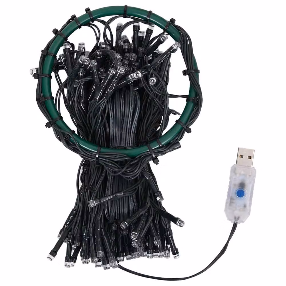 Berkfield Home Multicolour LED Christmas Tree Net Lights, 210 cm – 2