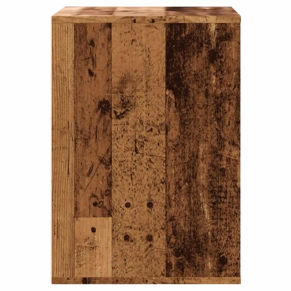 Berkfield Home Classic Corner Chest of Drawers in Old Wood Brown, W/D/H: 60 x 41 x 58 cm – 4