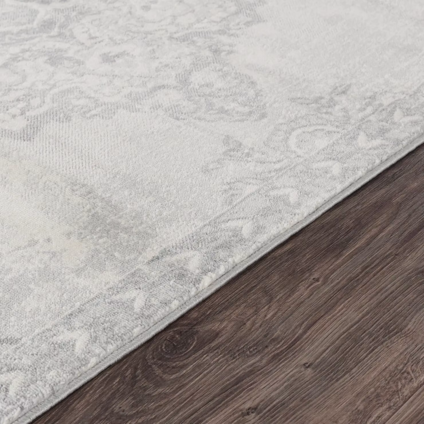 Livabliss Monaco Vintage Grey and Ivory Traditional Boho Rug, W: 160 cm, L: 220 cm – 3